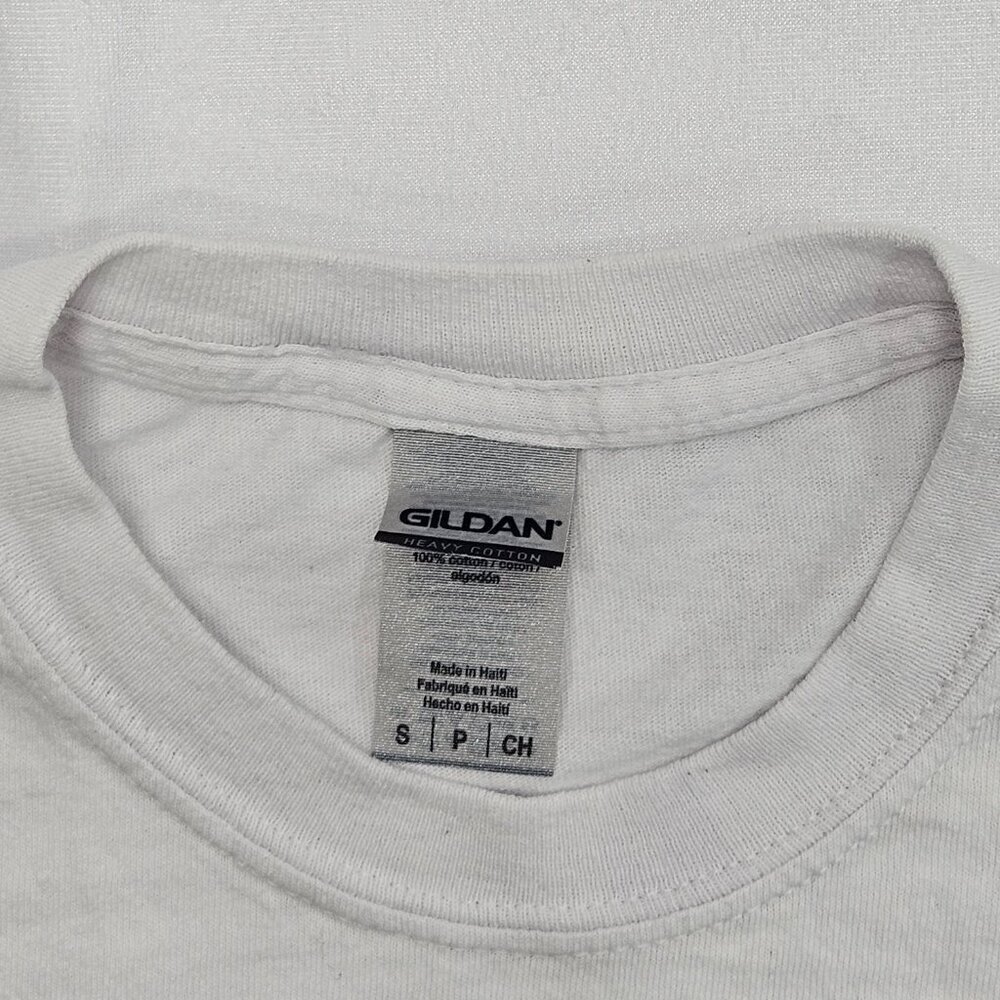 Gildan Heavy 100% Cotton Plain White T-Shirt Size S - (71) - Picture 3 of 10